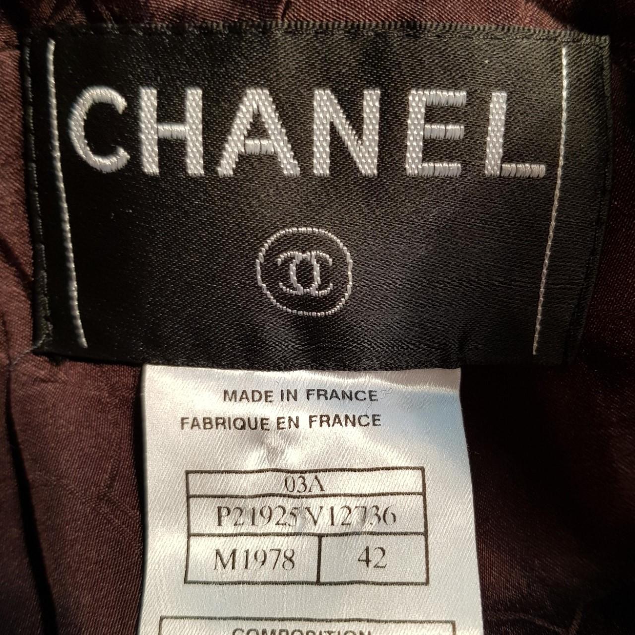 Chanel Wool Fur Trimmed Jacket In Excellent Condition In London, GB