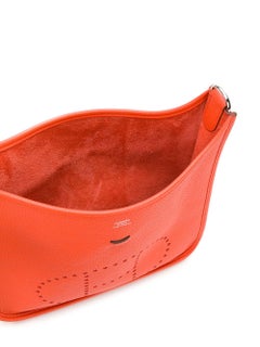 Hermès Poppy Orange 29cm Evelyne Shoulder Bag