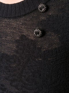 Chanel Semi-Sheer Knit Dress