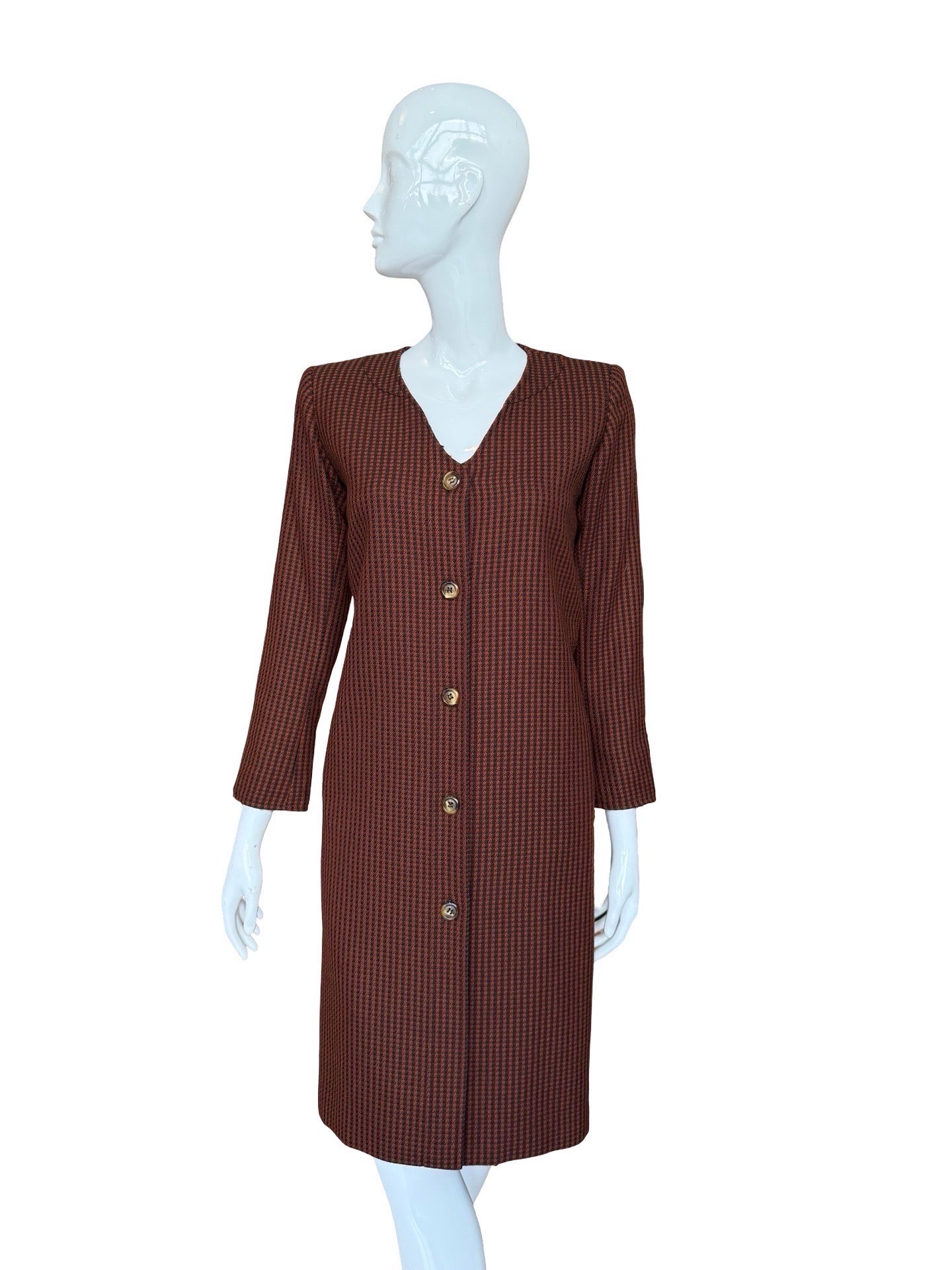 70s YSL Wool Collarless Jacket