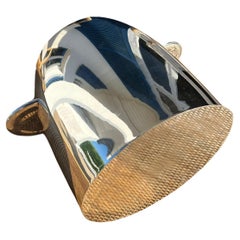 Vintage HERMÉS Cubo de Champán Plateado - Enfriador de Vino - Enfriador de Hielo