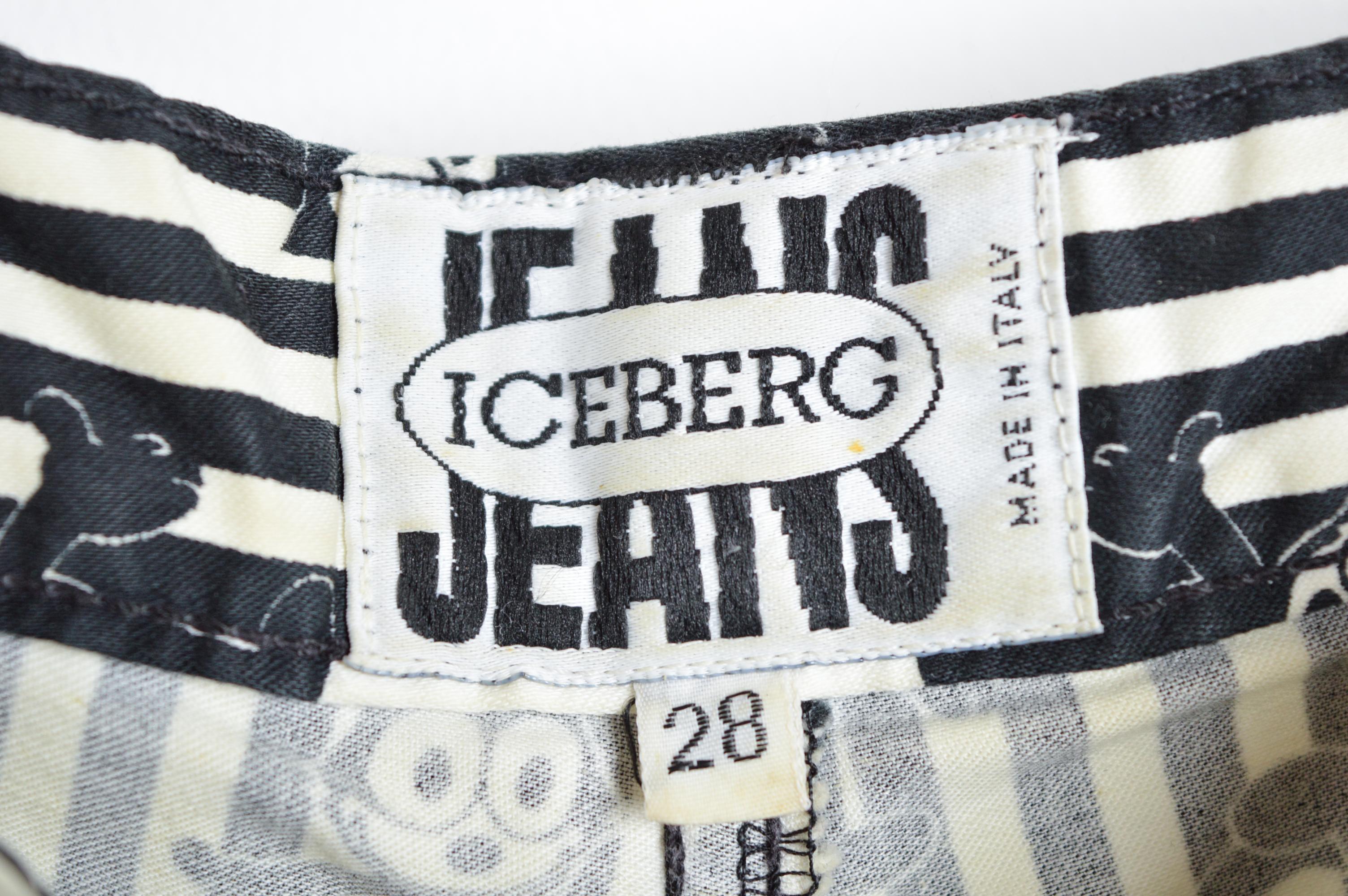 1990's Felix the House Cat Cartoon Print Jeans - Pinstriped Pants en vente 5
