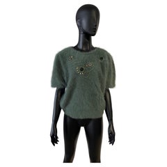 Vintage 1980’s beaded angora Jumper