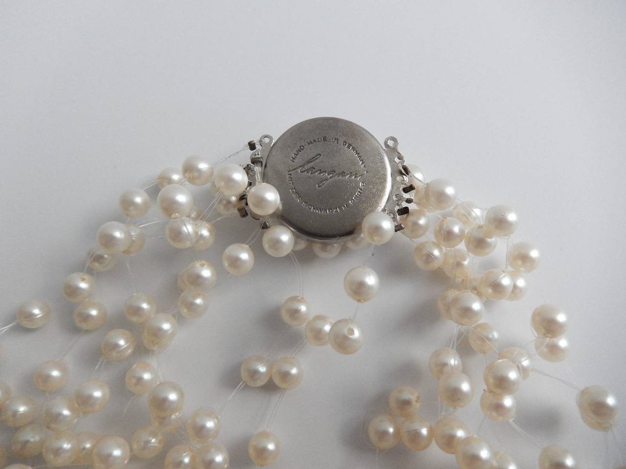 1970s Langani Multi-Strand Pearl Necklace 1