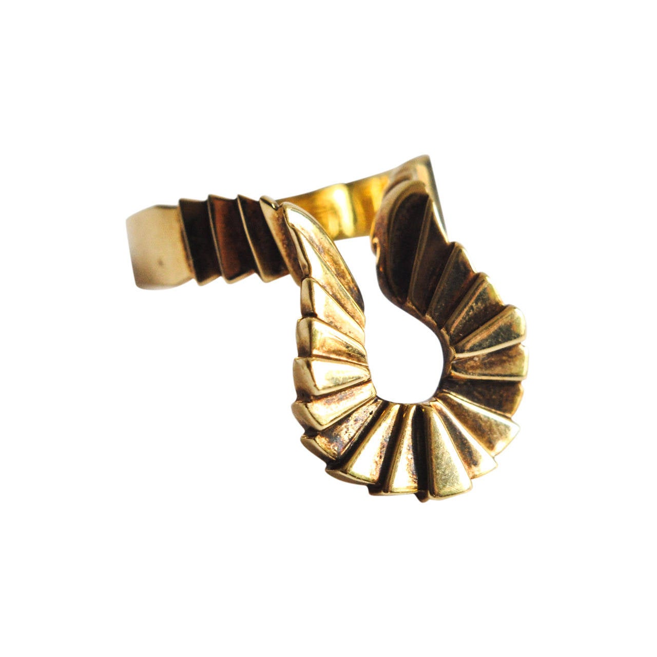 Jose Hess Sculptural Gold Ring