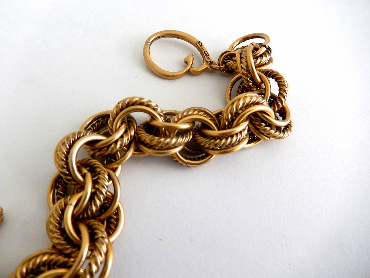 Women's Oscar de la Renta Gold Link Bracelet