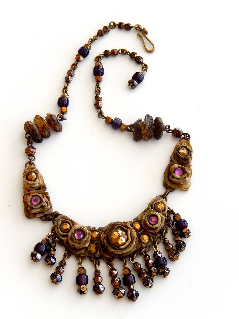 1960s Resin Necklace with Colored Beads by French Jeweler Henry 3