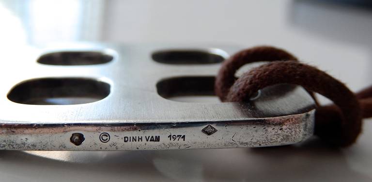 Sterling Silver Pendant by Jean Dinh Van, 1971 2