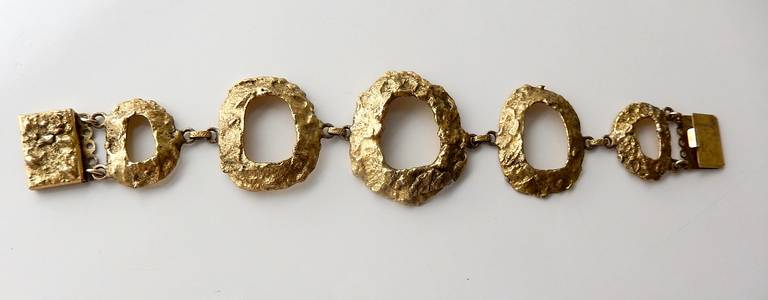 1960s Link Bracelet by French Jeweler Henry