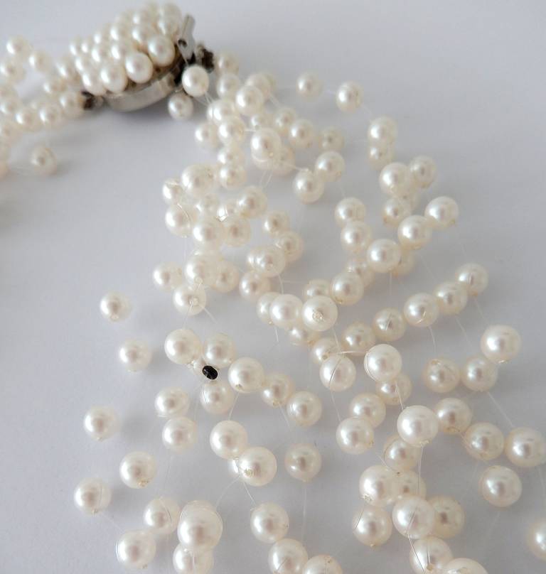 Women's Langani Multi-Strand Pearl Necklace, 1970s