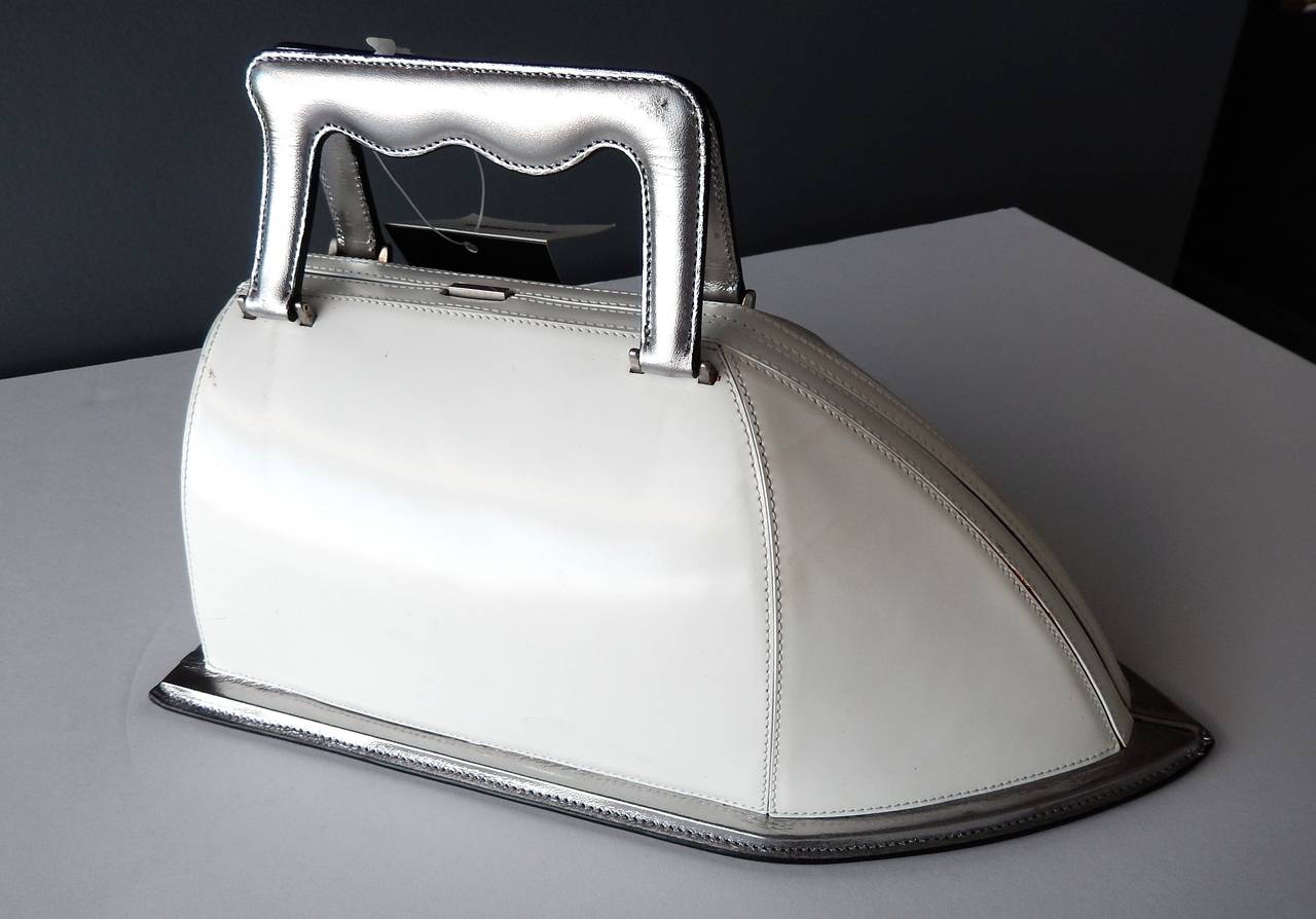 Rare Vintage Moschino Handbag In Excellent Condition In Winnetka, IL