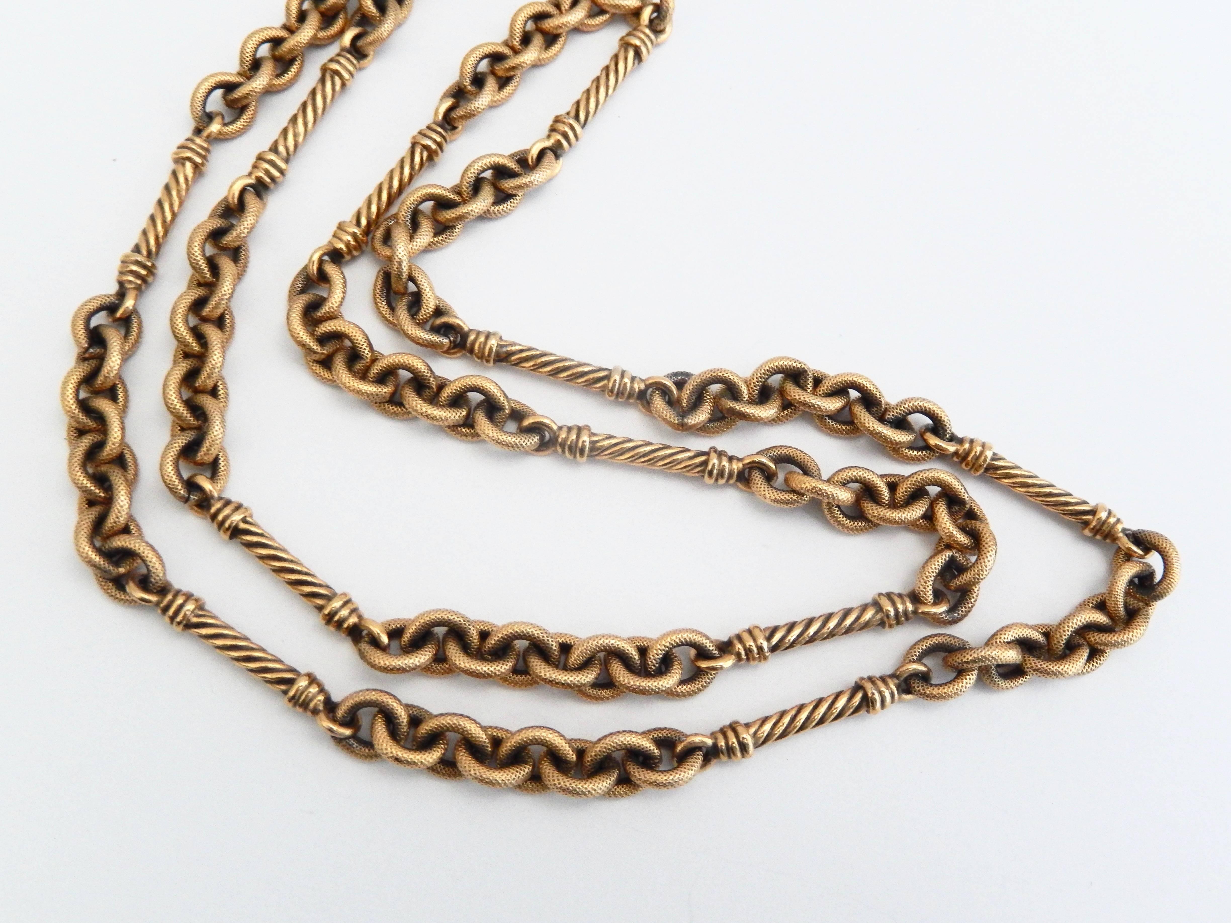 1980s Yves Saint Laurent Chain/Sautoir 4