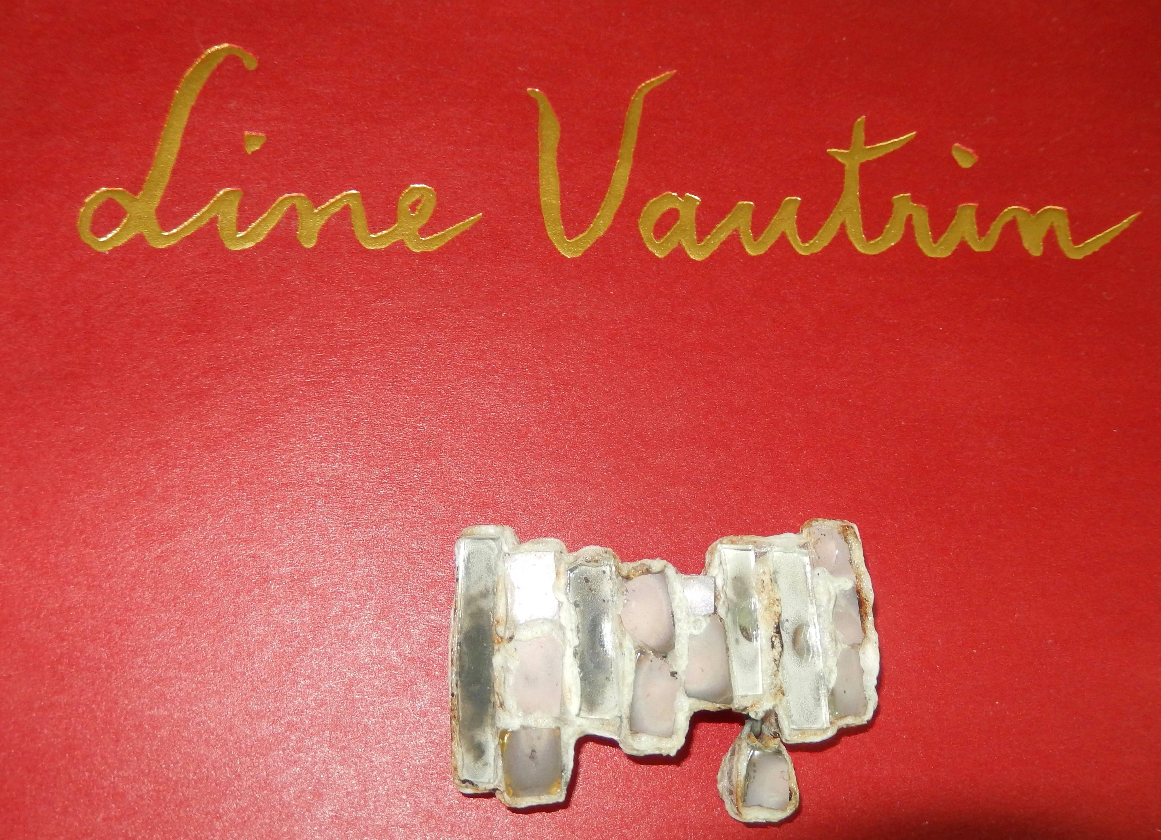 Line Vautrin Talosel Drop Brooch, 1950s For Sale 2