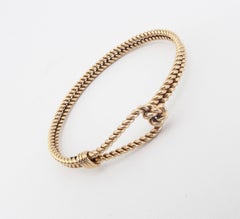 Gucci 18K Gold Rope Bracelet 1970s