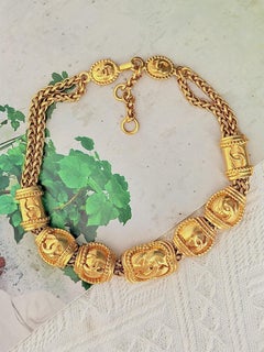 Chanel Vintage 1996 Karl Lagerfeld Iconic Coco Charms Statement Rope Necklace
