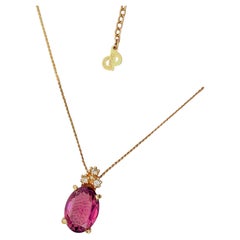 Christian Dior Vintage Gold – Kulthafte Halskette mit drei ovalen Amethyst-Anhängern im Cluster-Design