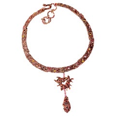 Christian Lacroix Haute Couture Opulent Iconic Rare Brutalist Intricate Necklace