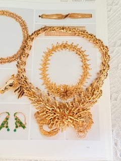 Christian Dior 1966 GROSSE Haute Couture Iconic Gold Capri Breeze Necklace