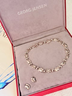 Georg Jensen Harald Nielsen Haute Iconic Rare Unisex Moonlight Grapes 2 Set