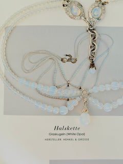 Christian Dior John Galliano 1997 Haute Massai Opalescent Moonstones Necklace