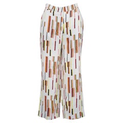 Pantalon Prada à rayures multicolores - années 2010