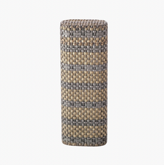 Cartier Les Must 18k Gold & Silver Woven Jacket Lighter - '70s