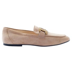 Tod’s Natural Suede Moccasins - '10s