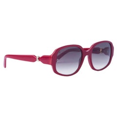 Cartier Trinity Audrey 440 Red Acetate Sunglasses - '20s