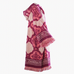 Zimmermann Lola Hooded Fringed Intarsia Cotton-Terry Kaftan - '20s