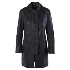 Gucci by Tom Ford Black Technical Car Coat - '90s