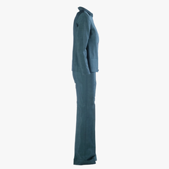 Gucci Vintage Teal Mohair & Wool Pantsuit - ’90s