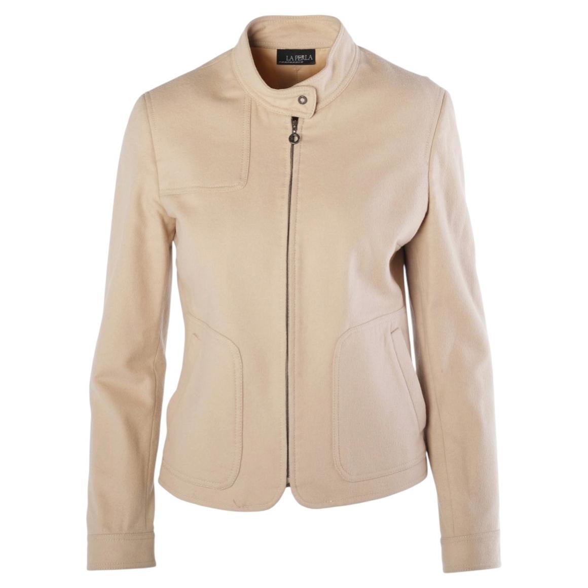 Pre-owned La Perla Openspace Beige Virgin Wool & Cashmere Jacket And Skirt Set - '00s In Brown