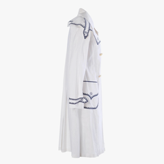 Roberta Di Camerino Nautical Trompe-L'œil Cotton Coat -'70s