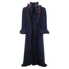 Roberto Capucci Haute Couture Dress with Pleated Ruffles - '70s