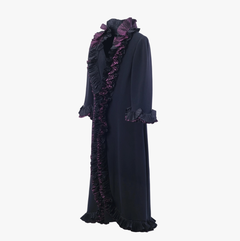 Roberto Capucci Haute Couture Dress with Pleated Ruffles - '70s