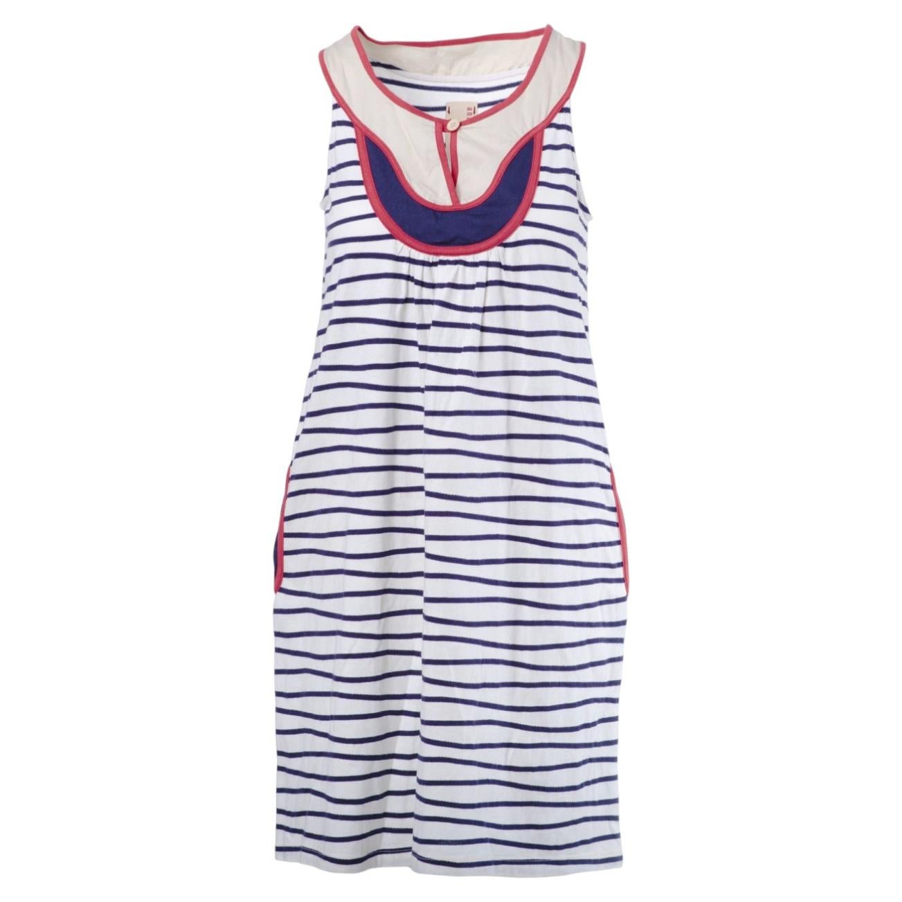 Pre-owned Antonio Marras Striped Sleeveless Dress - '10s In Gray