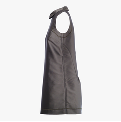 Max Mara Green Sleeveless A-Line Dress with Collar- '10s