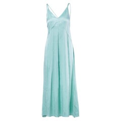 Forte Forte Mint Green Satin Maxi Slip Dress - '10s
