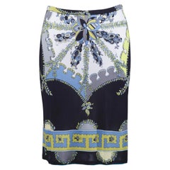 Jupe Emilio Pucci multicolore, taille moyenne – années 2000