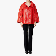 Gianfranco Ferré Exotic Leather Jacket - '90s