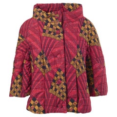 Stella Jean Women’s Quilted Puffer Jacket with Graphic Print - '10s