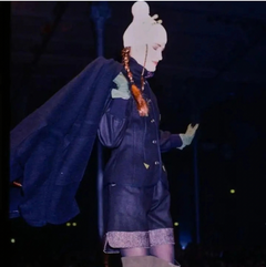 Jean Paul Gaultier Junior Runway Felted Wool Corset Jacket - '80s