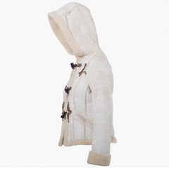 Prada Women’s Shearling Short Coat with Hood - '00s
