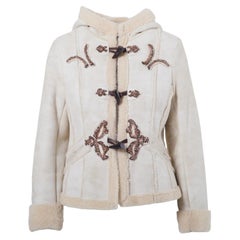 Prada Women’s Shearling Short Coat with Hood - '00s
