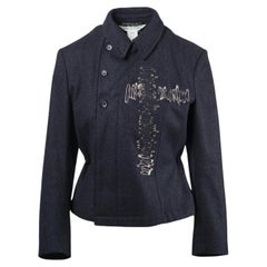 Comme des Garçons Pins Cross Wool Jacket - '10s