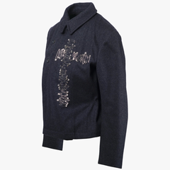 Comme des Garçons Pins Cross Wool Jacket - '10s