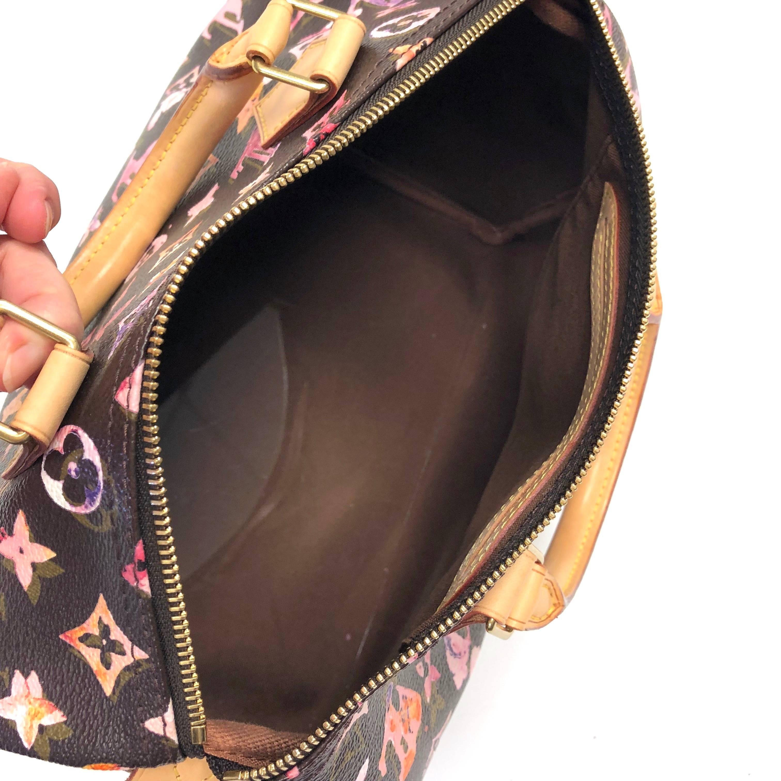 lv watercolor speedy 30