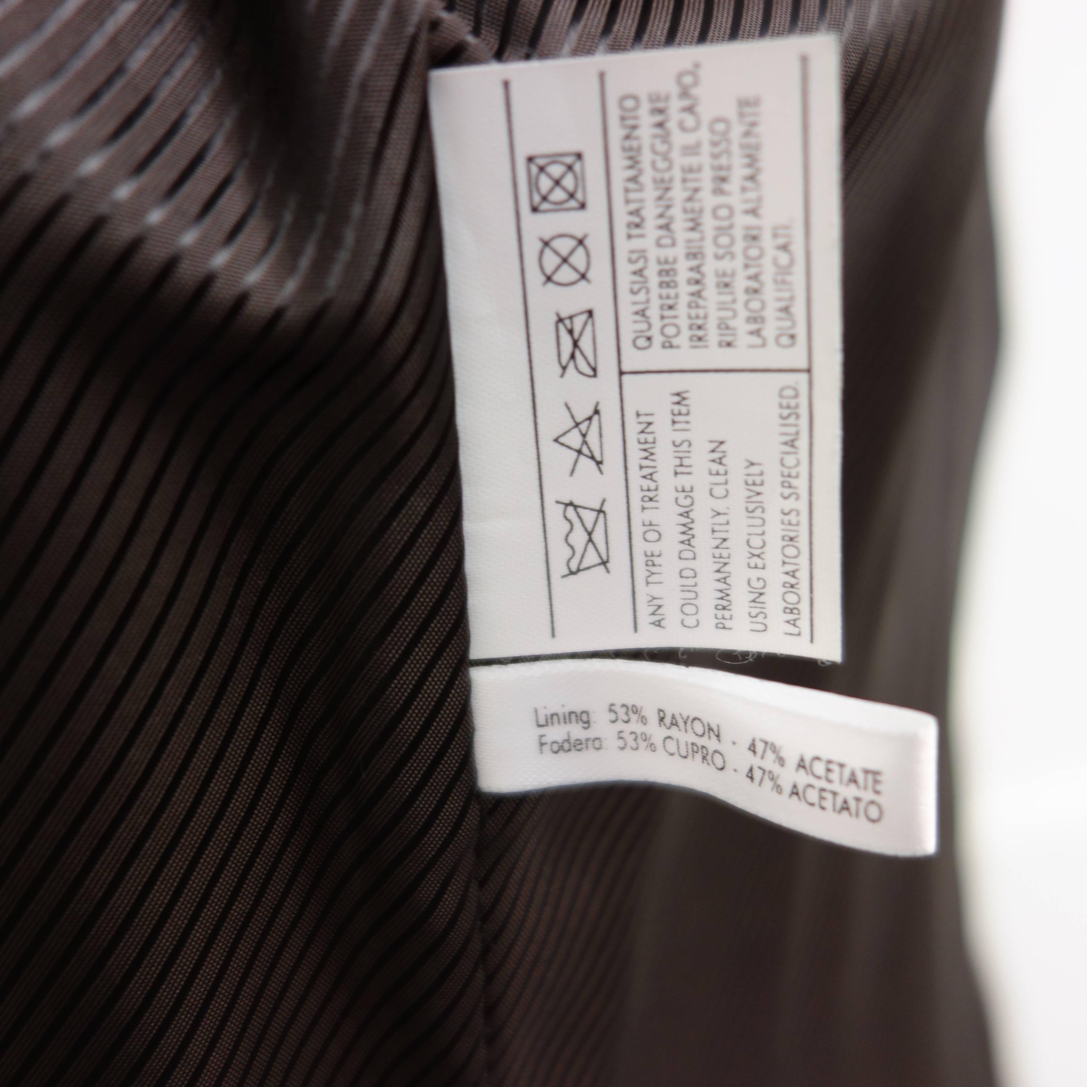 Salvatore Ferragamo Lapin Fur Animal Print Leather Coat  For Sale 3