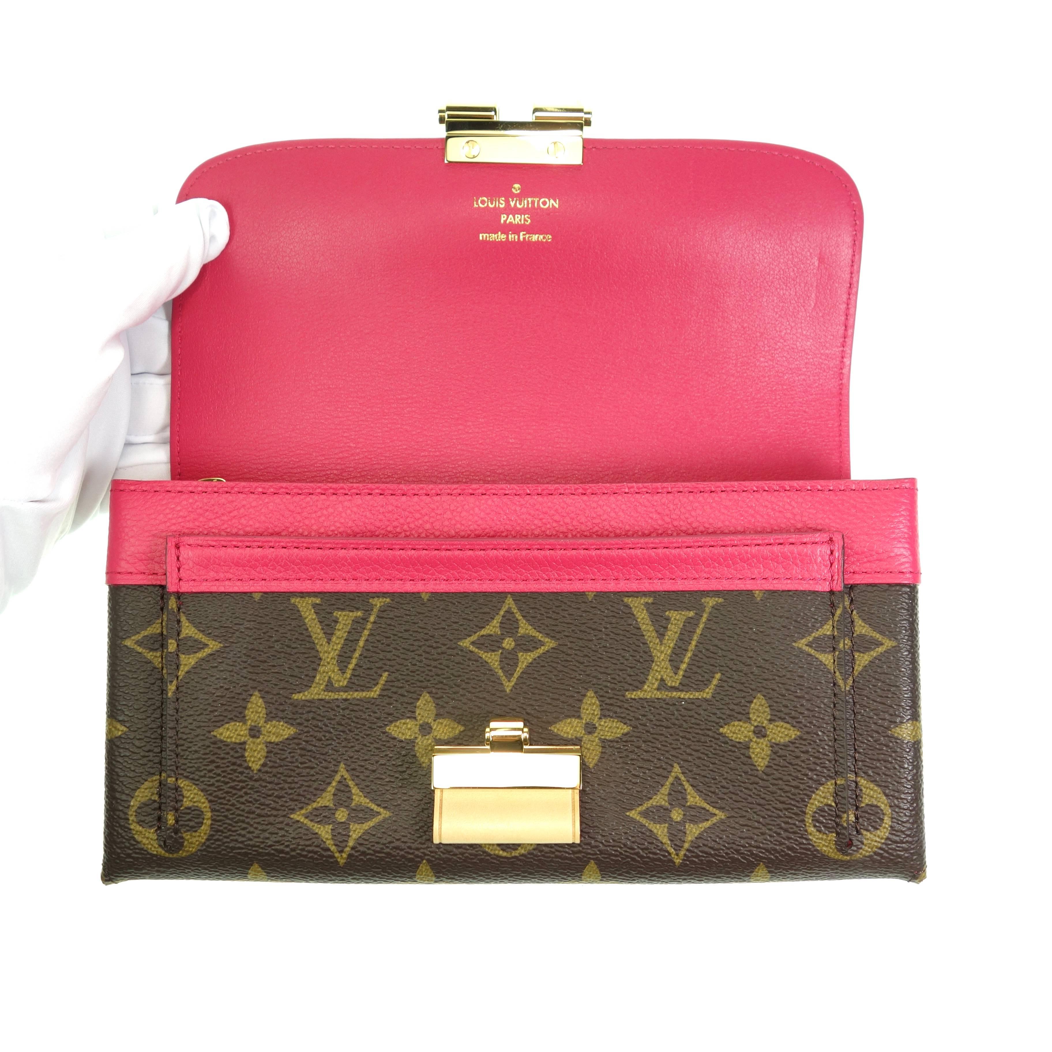 Louis Vuitton Elysee Pink Monogram Wallet Sold Out New In New Condition In Westlake Village, CA