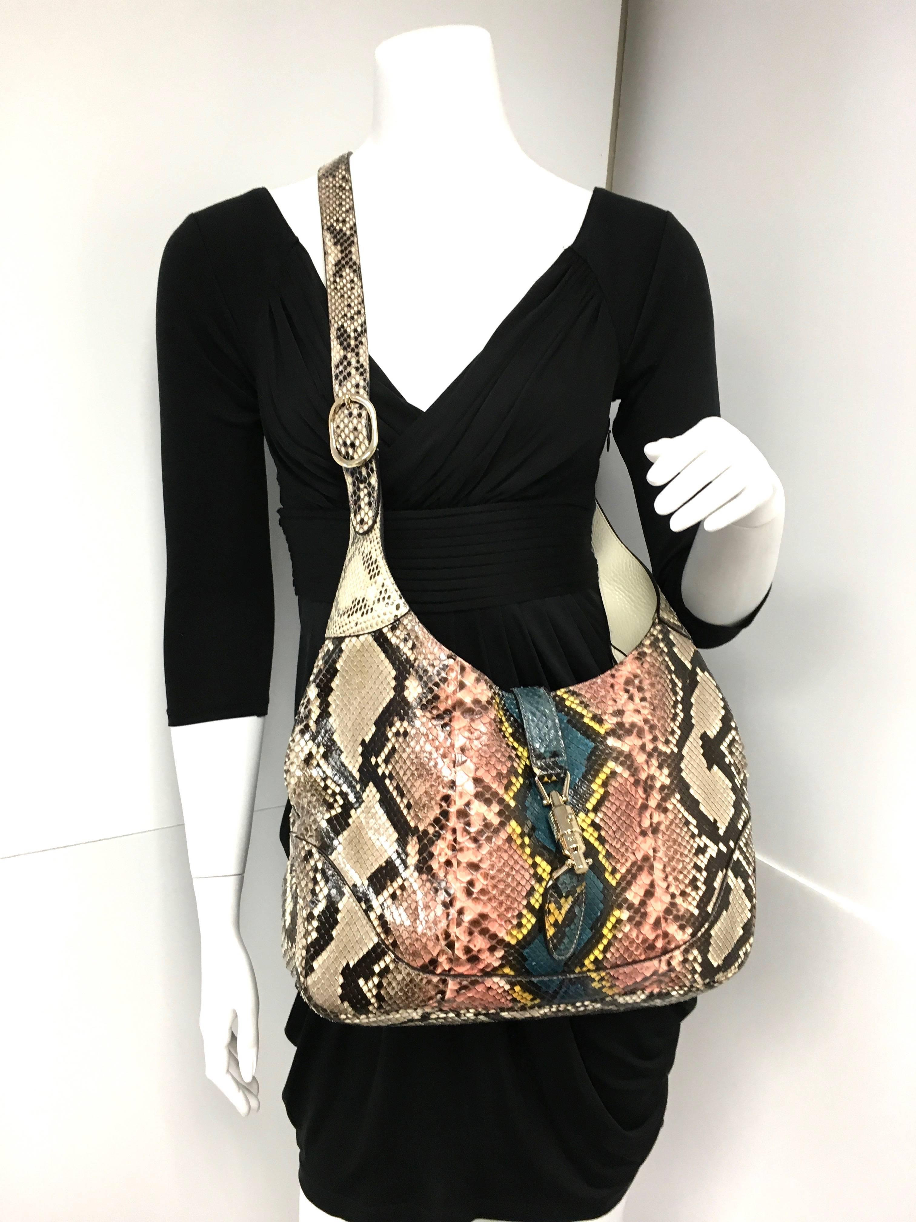 Women's Gucci Jackie Python Las Vegas Bag